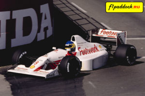 Footwork A11C Porsche для сезона 1991 года