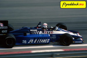 Ligier JS27 Renault для сезона 1986 года