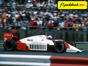 McLaren MP4-2B TAG Porsche для сезона 1985 года