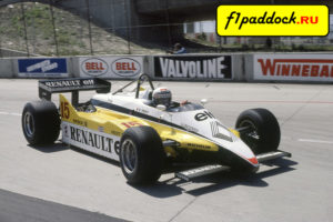 Renault RE30B Renault-Gordini для сезона 1982 года