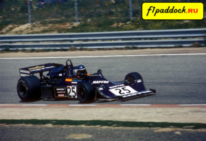 Williams FW04 Ford Cosworth для сезона 1976 года