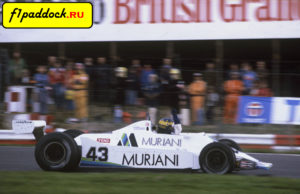 Williams FW07 Ford Cosworth для сезона 1980 года