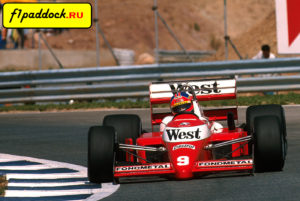 Zakspeed 881 для сезона 1988 года