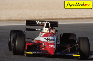 Zakspeed 891 Yamaha для сезона 1989 года