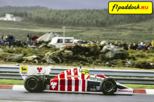 Toleman TG184 Hart для сезона 1984 года