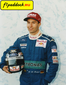 1996 год. Хайнц-Харальд Френтцен - пилот команды Sauber