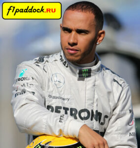 2013 год. Льюис Хэмилтон - пилот команды Mercedes