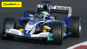 2005 год. Фелипе Масса за рулём Sauber C24 Petronas