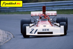 1973 год. Ники Лауда за рулём BRM P160E (Гран-При Германии)