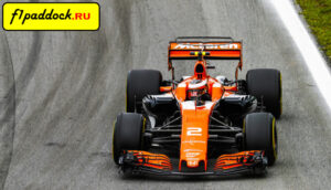 2017 год. Стоффель Вандорн за рулём McLaren MCL32 Honda (Гран-При Бразилии)