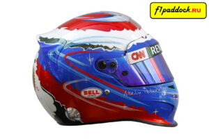 Шлем Виталия Петрова для сезона 2012 года (команда Caterham)
