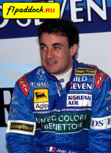1997 год. Жан Алези - пилот команды Benetton