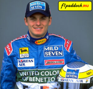 1998 год. Джанкарло Физикелла - пилот команды Benetton