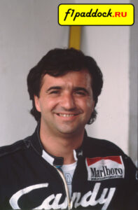 1983 год. Бруно Джакомелли - пилот команды Toleman