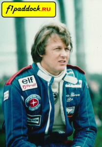 1977 год. Ронни Петерсон - пилот команды Tyrrell