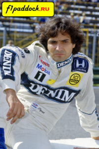 1986 год. Нельсон Пике - пилот команды Williams