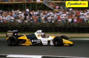 1989 год. Луис-Перес Сала за рулём Minardi M189 Ford Cosworth