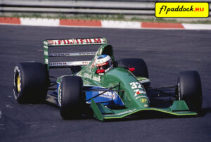 1991 год. Михаэль Шумахер за рулём Jordan 191 Ford Cosworth (Гран-При Бельгии)
