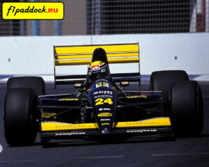 1991 год. Роберто Морено за рулём Minardi M191 Ferrari (Гран-При Австралии)