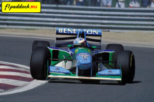 1994 год. Джей-Джей Лехто за рулём Benetton B194 Ford Cosworth