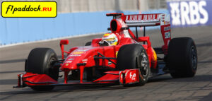 2009 год. Лука Бадоер за рулём Ferrari F60B (Гран-При Европы)