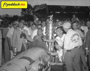 1950 год. Джонни Парсонс - победитель 500 миль Индианаполиса