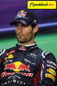 2012 год. Марк Уэббер - пилот команды Red Bull Racing