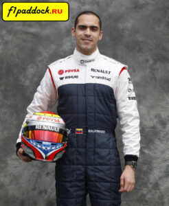 2013 год. Пастор Мальдонадо - пилот команды Williams