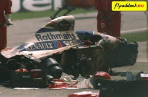 1994 год. Williams FW16 Renault Айртона Сенны после смертельной аварии бразильца в Гран-При Сан-Марино