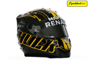 Шлем Нико Хюлькенберга для сезона 2018 года (команда Renault)