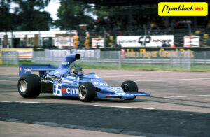 1975 год. Хироси Фусида за рулём Maki F101C Ford Cosworth в дни проведения Гран-При Великобритании