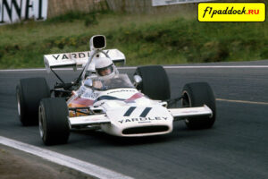 1972 год. Брайан Редман за рулём McLaren M19A Ford Cosworth в Гран-При Франции