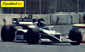 1984 год. Коррадо Фаби представляет команду Motor Racing Developments, пилотируя Brabham BT53 BMW в Гран-При Далласа