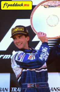 1996 год. Дэймон Хилл — пилот команды Williams