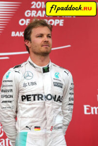 2016 год. Нико Росберг — пилот команды Mercedes