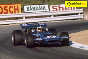 1970 год. Джонни Серво-Гавин представляет команду Tyrrell, пилотируя March 701 Ford Cosworth в Гран-При Южной Африки