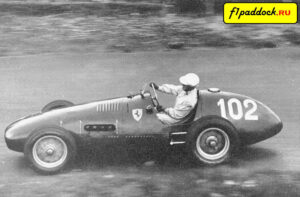 1952 год. Джузеппе Фарина за рулём Ferrari 500 в Гран-При Германии