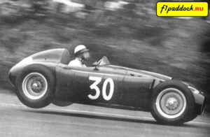1955 год. Эудженио Кастеллотти за рулём Lancia D50 в Гран-При Бельгии
