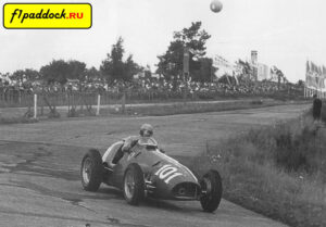 1952 год. Альберто Аскари за рулём Ferrari 500 в Гран-При Германии