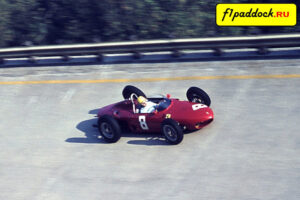 1961 год. Дебютант Рикардо Родригес за рулём Ferrari 156 в Гран-При Италии