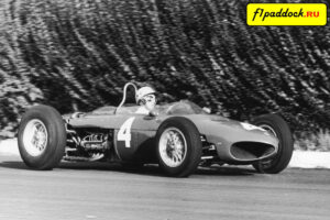 1962 год. Рикардо Родригес за рулём Ferrari 156 в Гран-При Италии