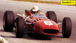 1966 год. Людовико Скарфиотти за рулём Ferrari 312/66 в Гран-При Италии