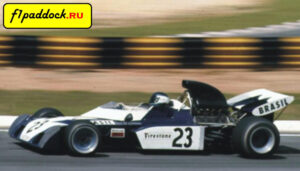 1973 год. Дебютант Луис Буэно за рулём Surtees TS9B Ford Cosworth в Гран-При Бразилии
