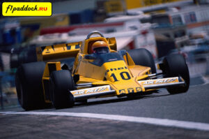 1978 год. Альберто Коломбо за рулём ATS HS1 Ford Cosworth в дни проведения Гран-При Испании