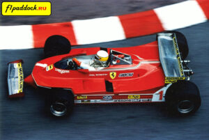 1980 год. Джоди Шектер за рулём Ferrari 312T5 в Гран-При Монако